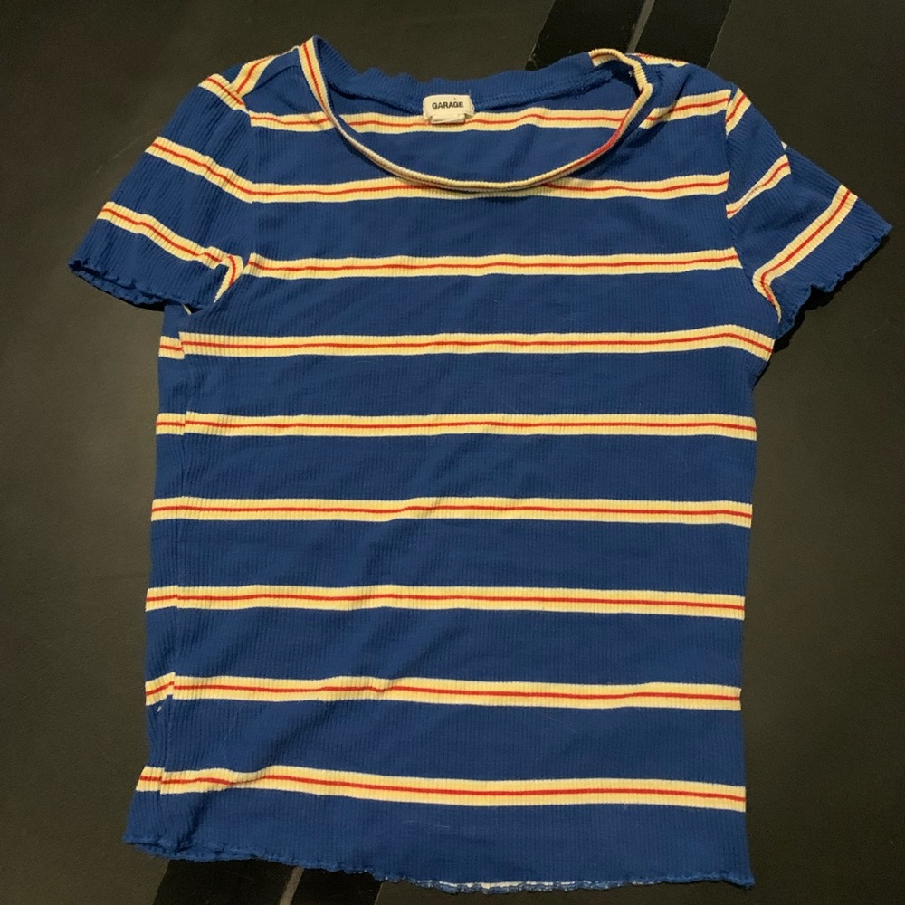Garage stripped tee